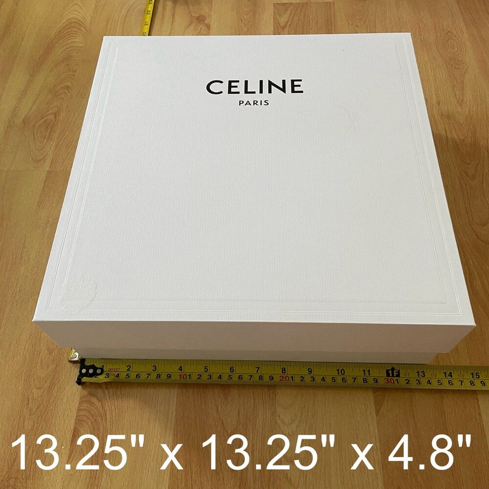 Celine White Gift Box {EMPTY BOX} (13.25" x 13.25" x 4.8")